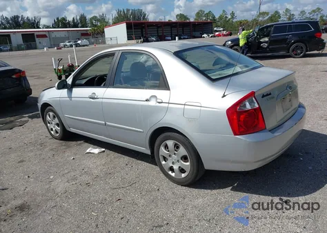 2006 Kia Spectra Ex/Lx/Sx из США, поврежденный, VIN KNAFE121765327124